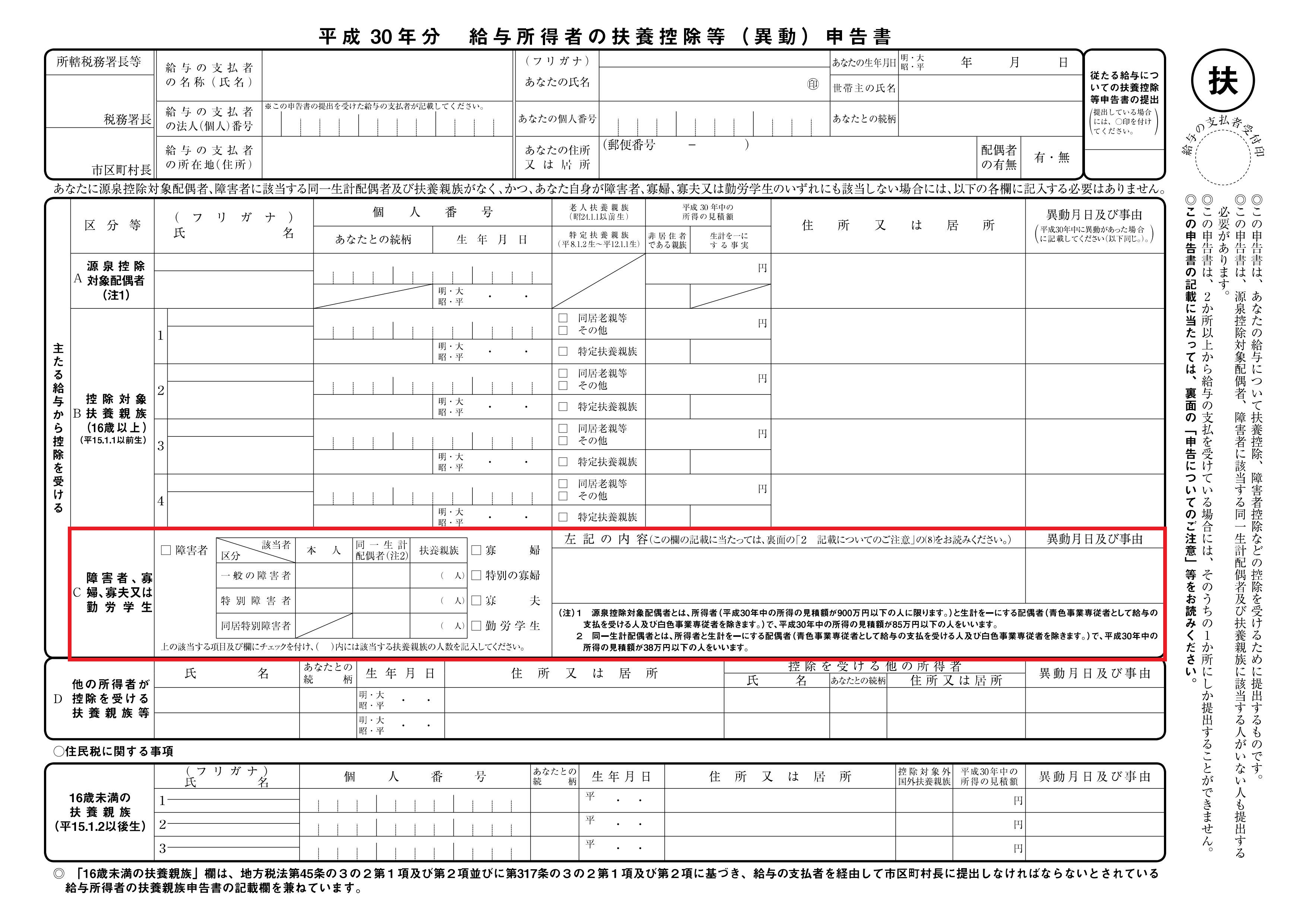 身体 障碍 者 1 級 障害 者 控除