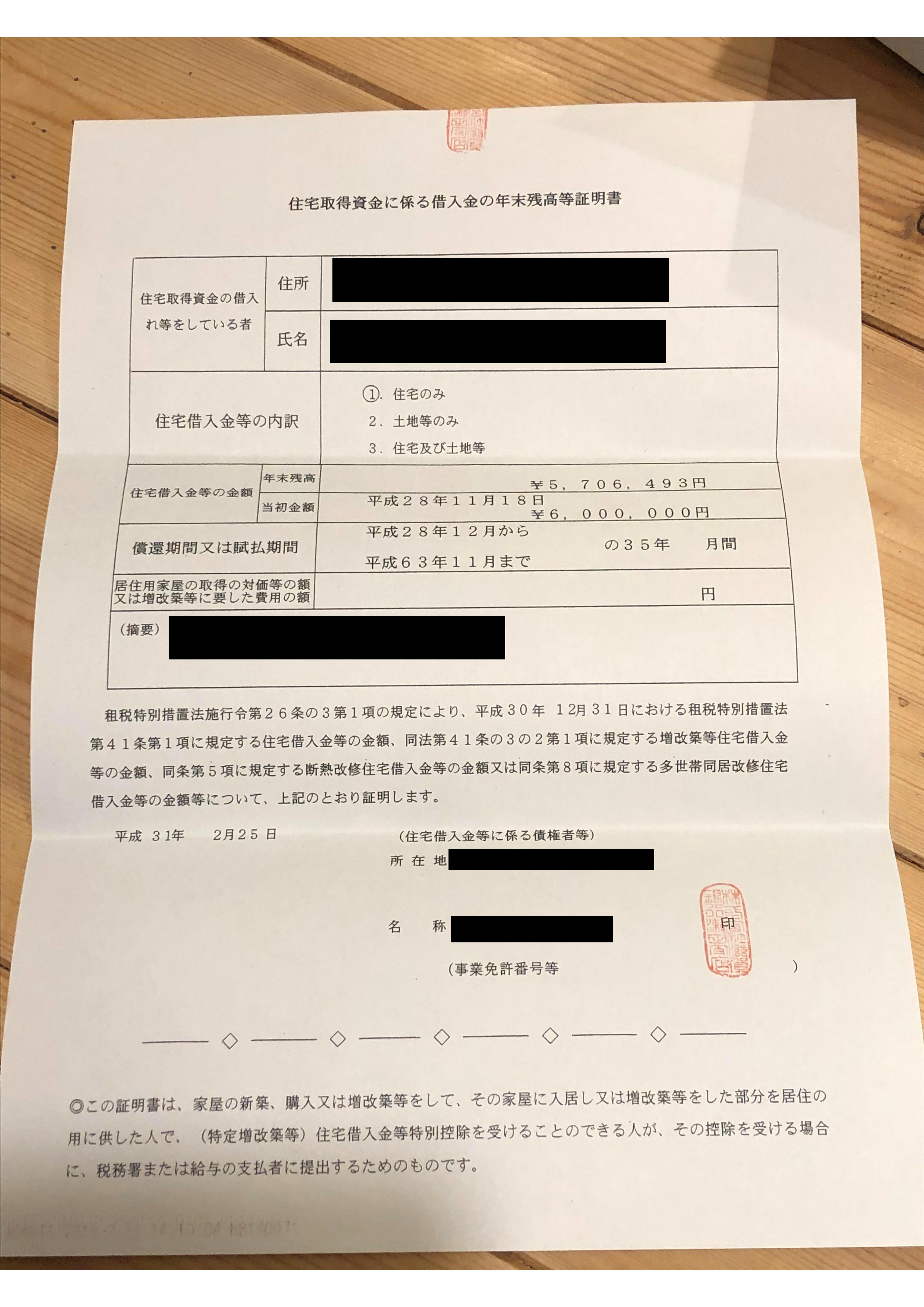 確定 必要 新築 書類 申告